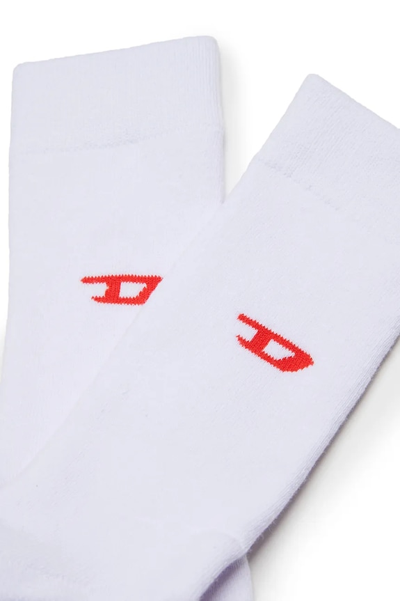 Хлопчик Дитячі шкарпетки з бавовною Diesel ZSENDYBIPACK SOCKS 2-pack J02694.KYA0U білий