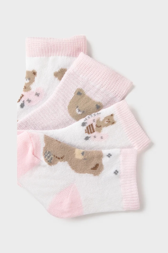 Mayoral Newborn șosete copii 4-pack 9049.1E.Newborn.PPY2 roz SS26