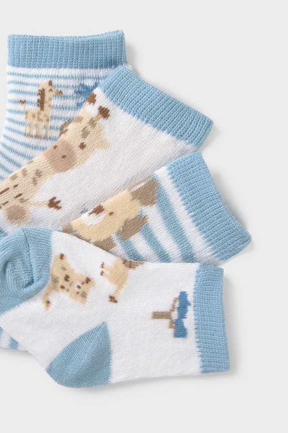 Mayoral Newborn șosete copii 4-pack 9049.1E.Newborn.PPY2 albastru SS26