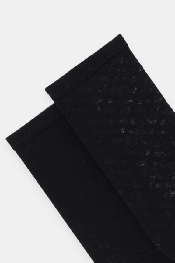 BOSS șosete 2-pack 2P RS BMono Net CC W 50555361 negru SS26