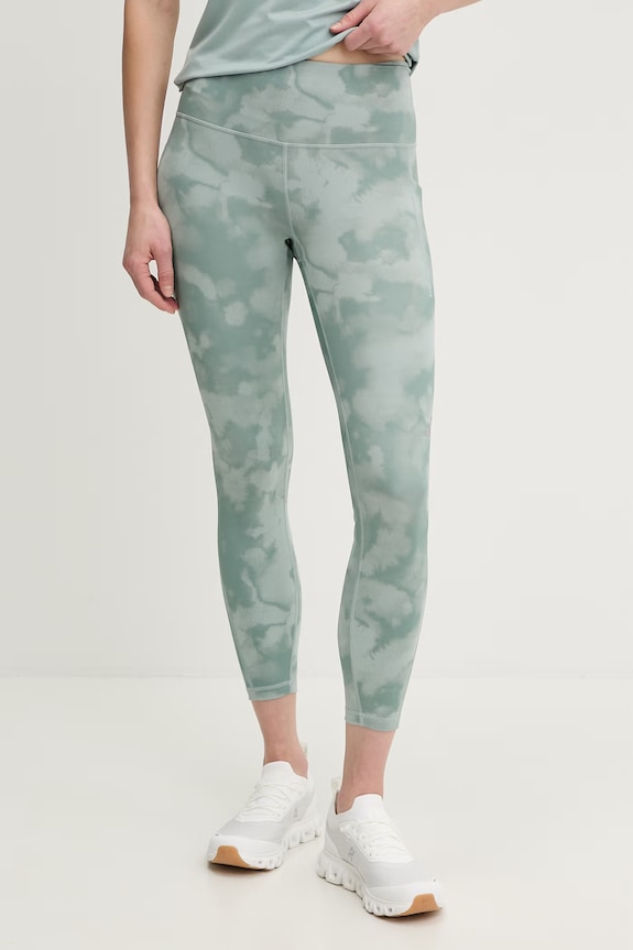 adidas Performance legginsy treningowe adi365 drobny wzór zielony KC4756