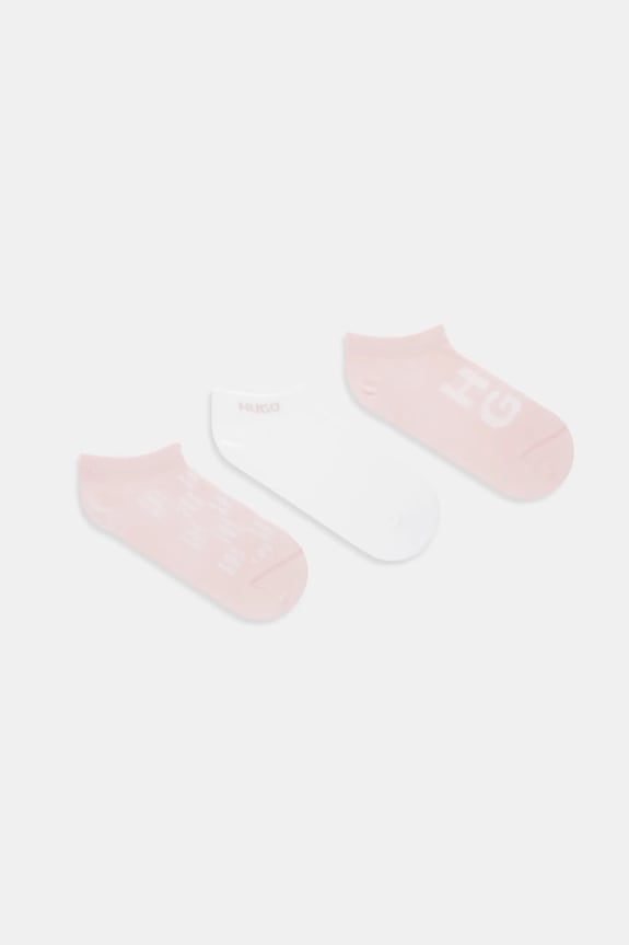 HUGO șosete 3-pack 3P AS LOGO CC W uni alb 50553447