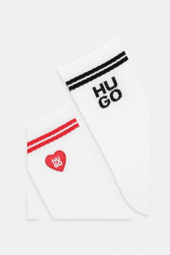 Čarape HUGO 3P QS LOVE YOU CC W 3-pack 50553452 bijela SS26