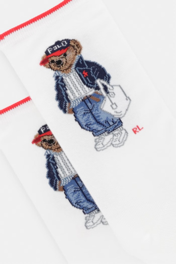 Polo Ralph Lauren ponožky dámske 455P10250 biela SS26