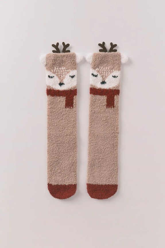 women'secret skarpetki animal beżowy 3612494