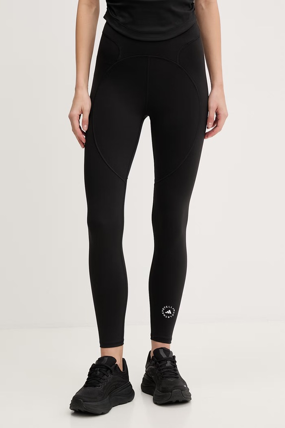Κολάν προπόνησης adidas by Stella McCartney πλεκτό ύφασμα μαύρο JW4554