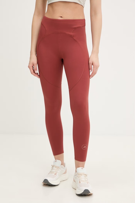 adidas by Stella McCartney leggins de antrenament tricotaj maro JY8150