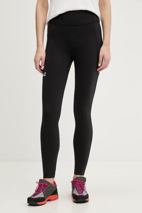Jack Wolfskin colanți femei Wildstride negru A65787
