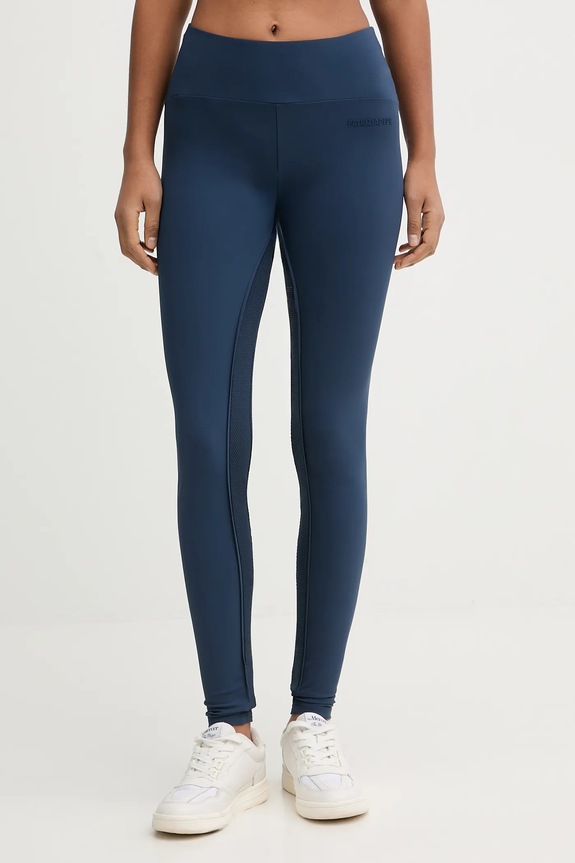 Patrizia Pepe legginsy z elastanem niebieski 8P0783.JZ26