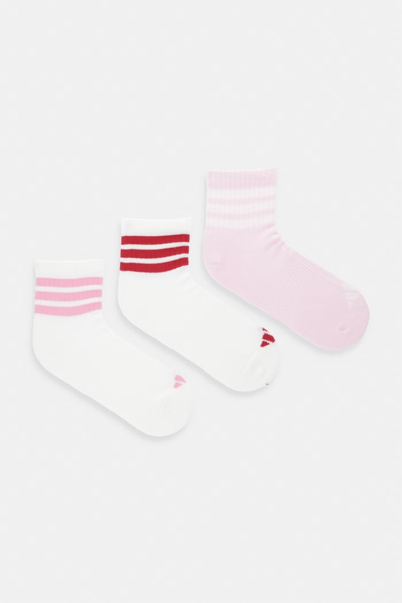 Nogavice adidas 3-pack Visoke nogavice bela KC9616