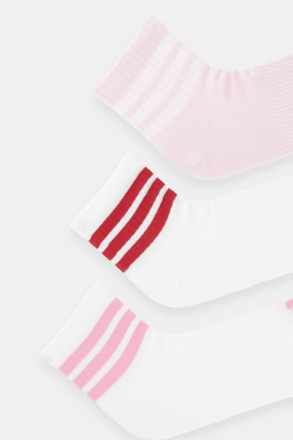 Nogavice adidas 3-pack KC9616 bela SS26