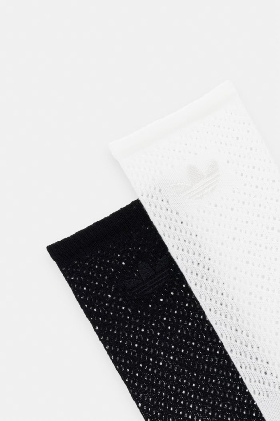 adidas Originals șosete pentru femei, pachet de 2 KD8398 negru SS26