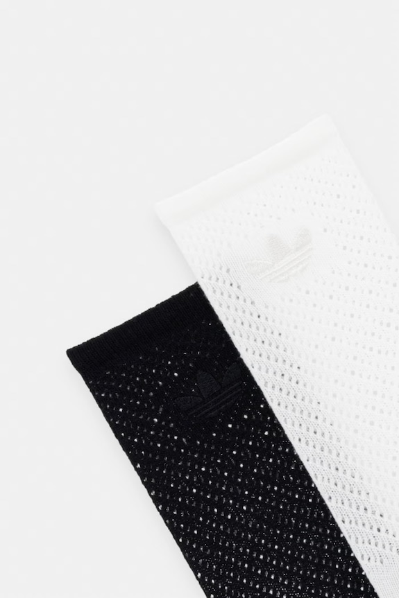 adidas Originals șosete pentru femei, pachet de 2 KD8398 negru SS26