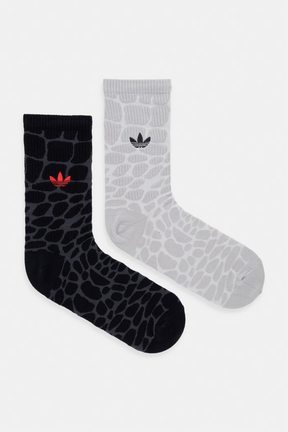 adidas Originals șosete pentru femei, pachet de 2 gri KE0845