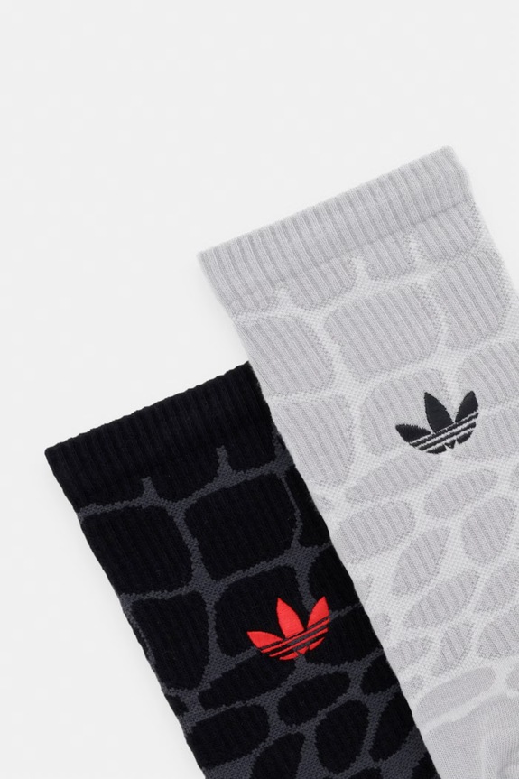 adidas Originals șosete pentru femei, pachet de 2 KE0845 gri SS26