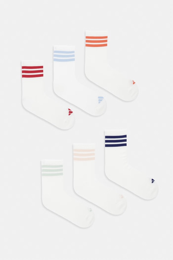 Čarape adidas 6-pack visoke čarape bijela KE5493