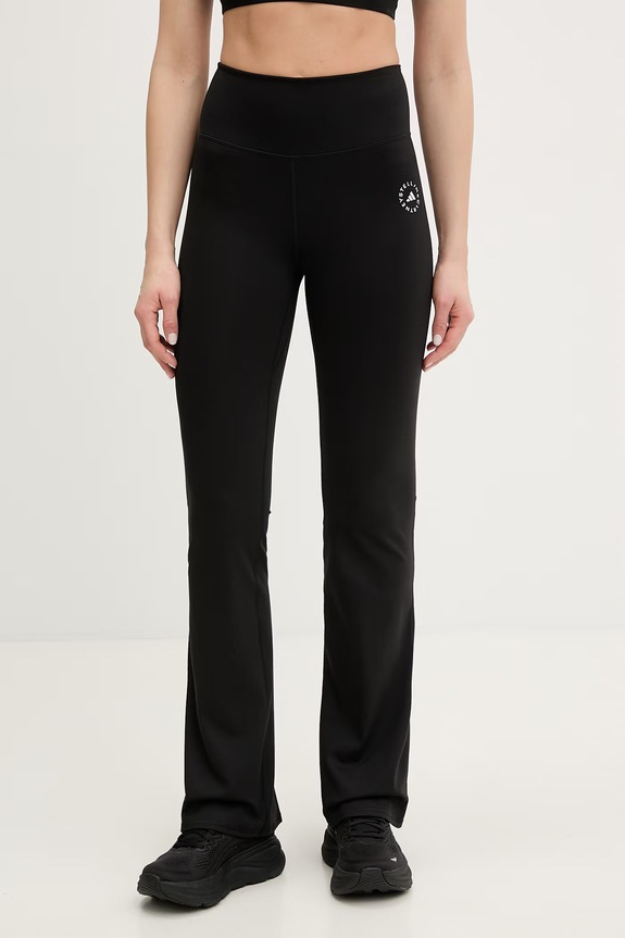 adidas by Stella McCartney legginsy treningowe dzianina czarny KF9109