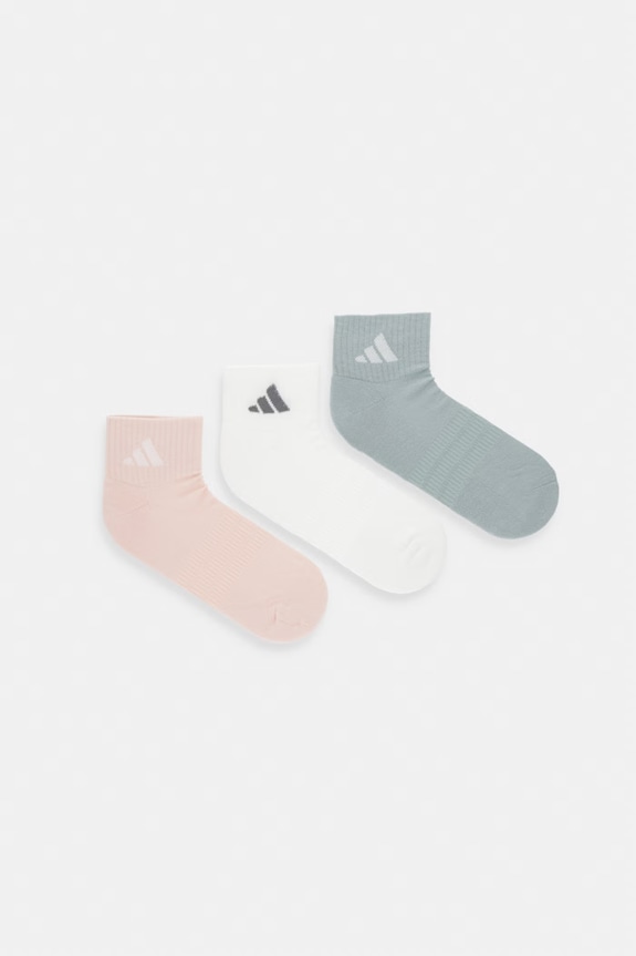 Čarape adidas 3-pack visoke čarape tirkizna KG3654