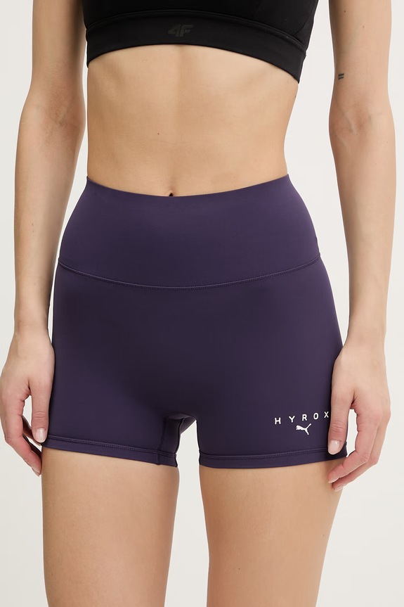 Puma pantaloni scurți sport de damă Shapeluxe HYROX violet 528163