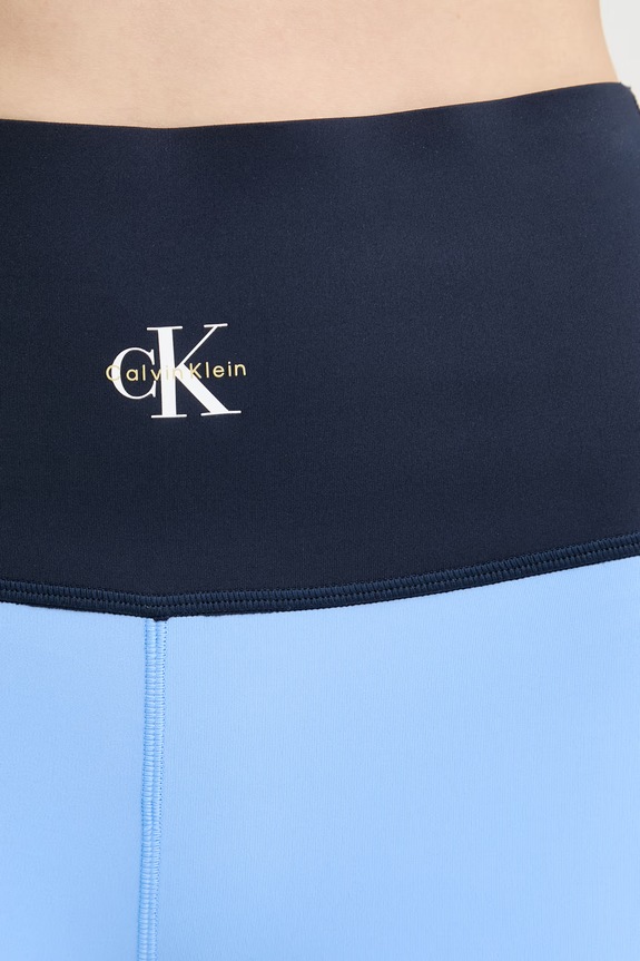 Calvin Klein Performance legginsy damskie niebieski LVGWS6L604