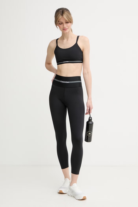 Calvin Klein Performance legginsy sportowe damskie LVGWS6L674 czarny SS26
