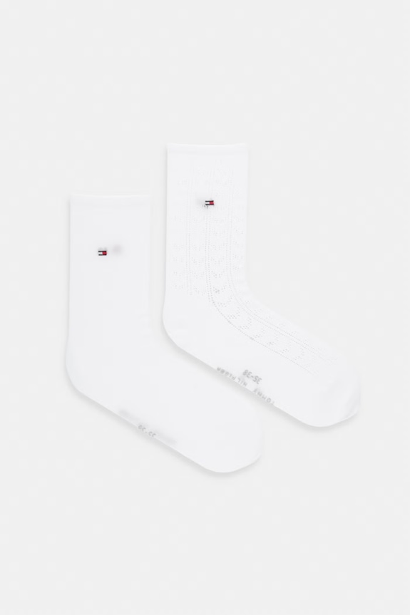 Tommy Hilfiger skarpety damskie 2-pack biały 701238849