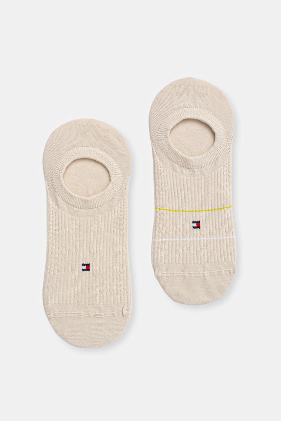 Ponožky Tommy Hilfiger 2-pak krátke ponožky béžová 701238780