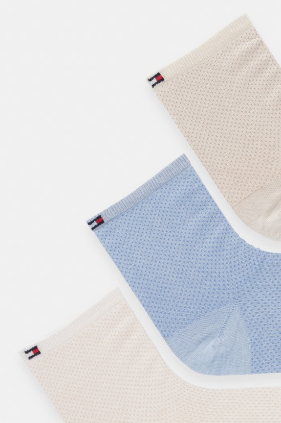 Ponožky Tommy Hilfiger 3-pak 701238783 modrá SS26