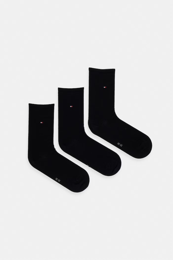 Tommy Hilfiger skarpety damskie 3-pack czarny 701239618