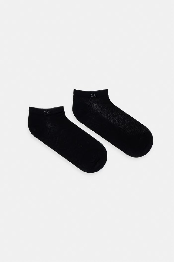 Calvin Klein ponožky dámske 2-pak čierna 701238124