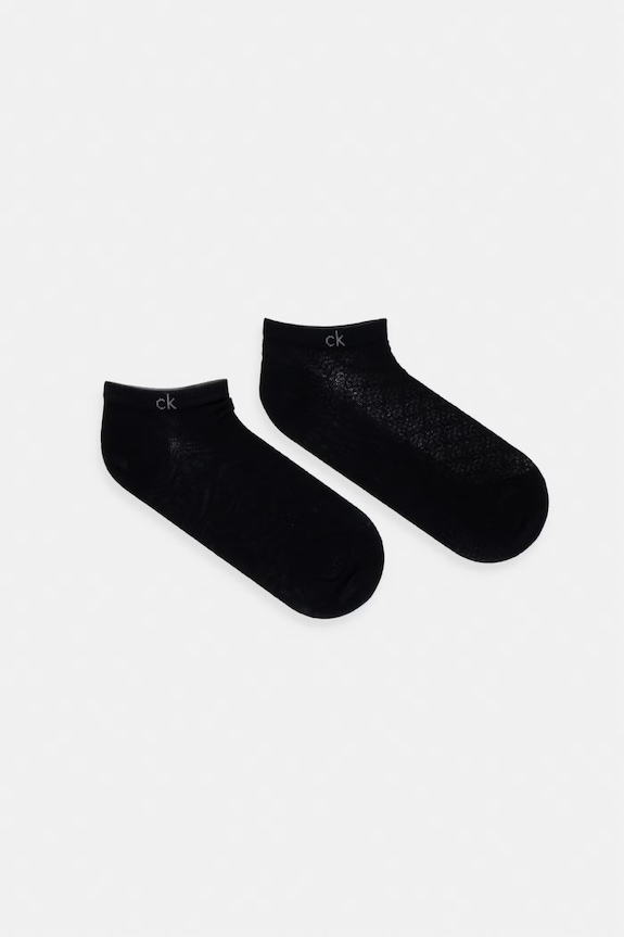 Calvin Klein ponožky dámske 2-pak čierna 701238124