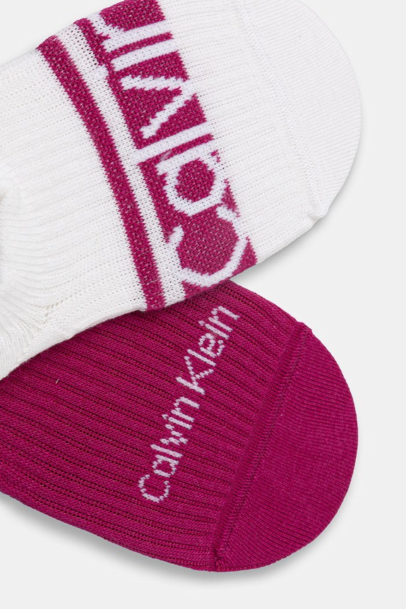 Calvin Klein skarpety stopki damskie 2-pack 701238130 różowy SS26