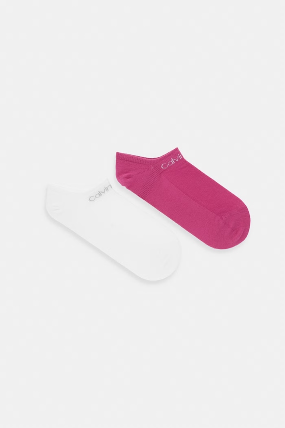 Calvin Klein skarpety damskie 2-pack różowy 701238141
