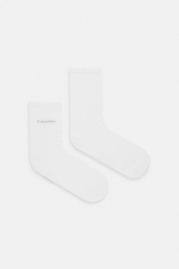 Calvin Klein skarpety damskie 2-pack biały 701237676