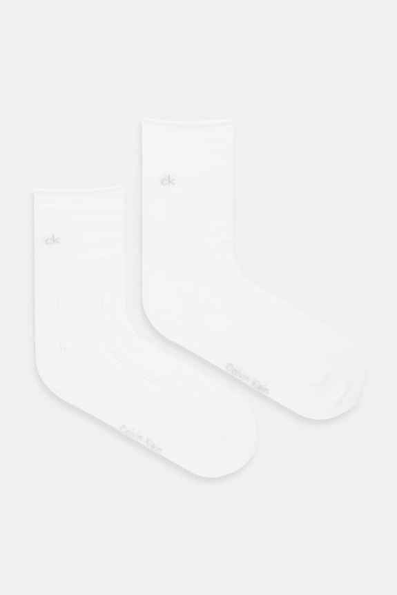 Calvin Klein skarpety damskie 2-pack biały 701238120
