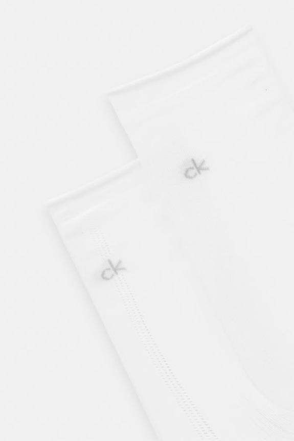 Calvin Klein skarpety damskie 2-pack 701238120 biały SS26
