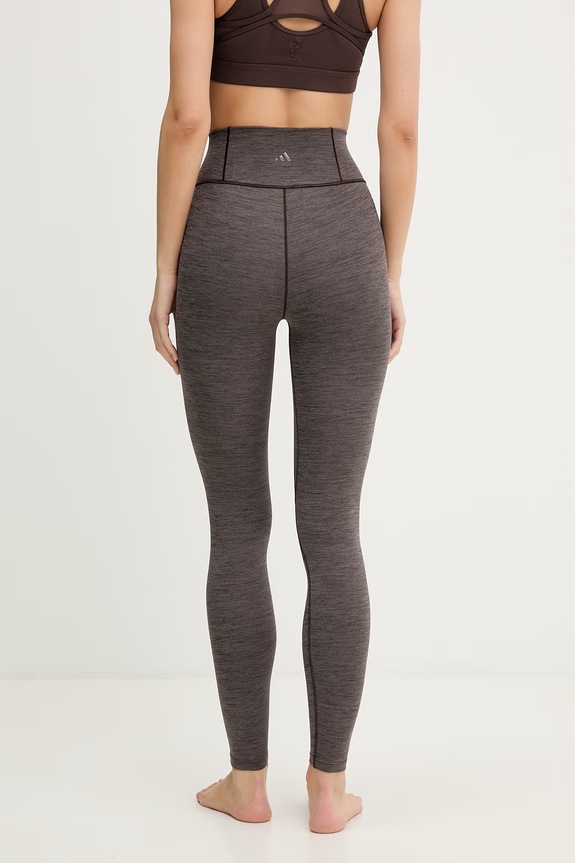 Odzież adidas Performance legginsy do jogi damskie All me JZ0810 brązowy