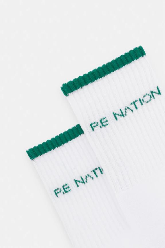 P.E Nation skarpety damskie Vita 261A085 biały SS26