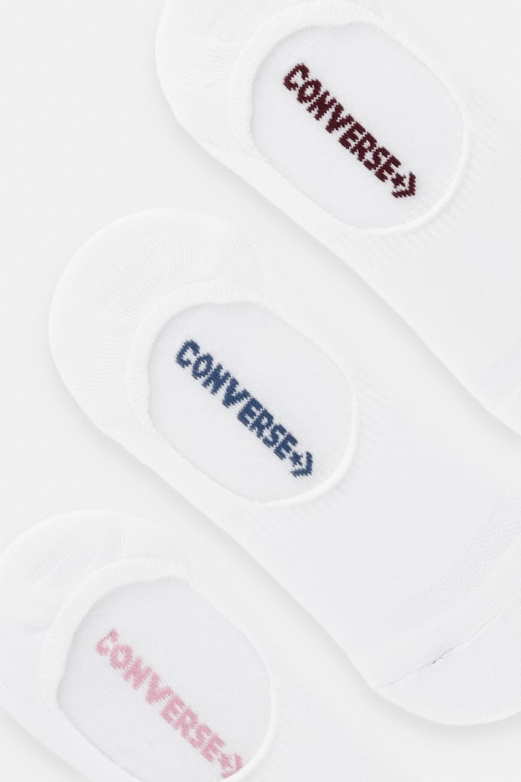 Converse skarpety stopki damskie 3-pack WC0593 biały SS26