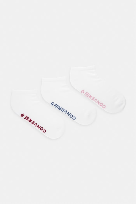 Converse skarpety damskie 3-pack biały WC0707