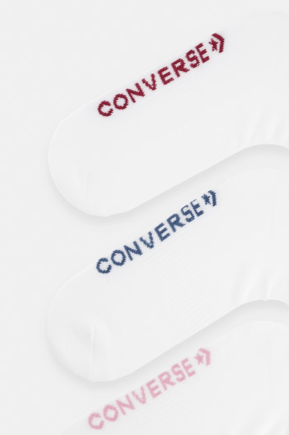 Converse skarpety damskie 3-pack WC0707 biały SS26