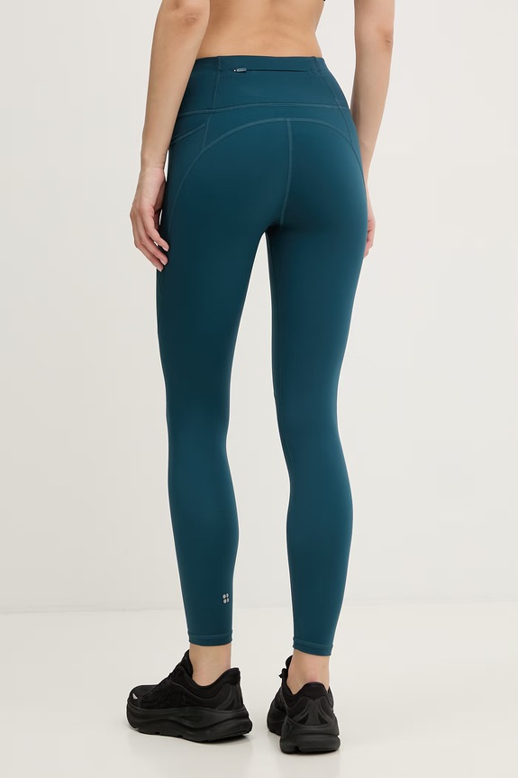 Oblečení Sweaty Betty Legíny dámské Power SB540078 tyrkysová