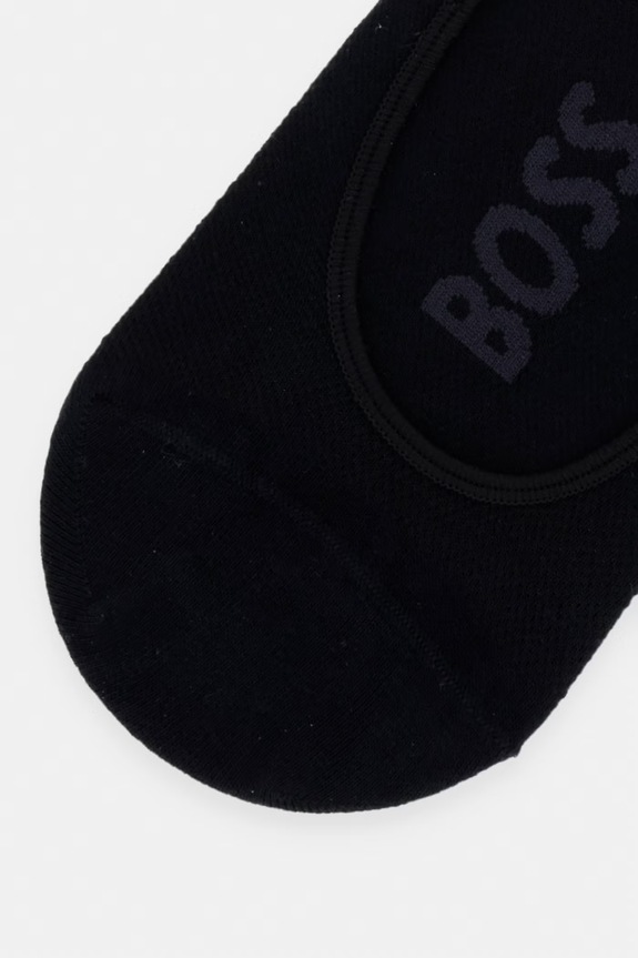 BOSS skarpety stopki damskie 2P IN Piquet 2-pack 50561170 czarny SS26