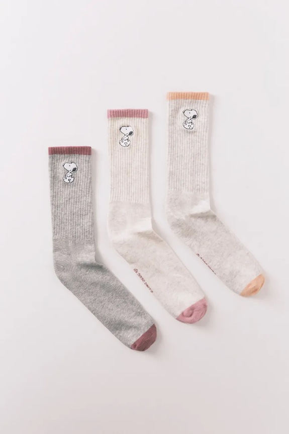women'secret skarpety damskie 3-pack szary 4483415