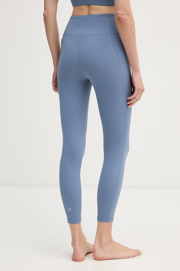 Oblečení Sweaty Betty legíny jógu dámské Studio SB04204 modrá