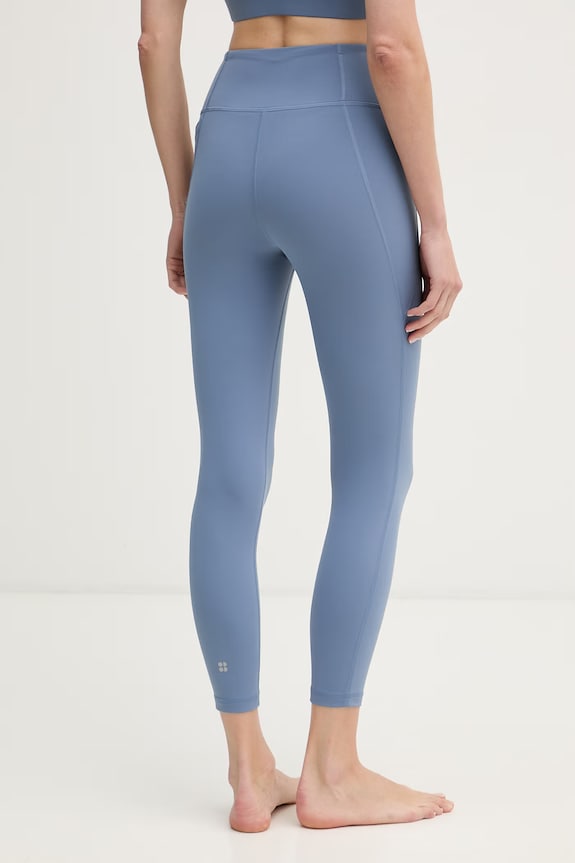 Oblečení Sweaty Betty legíny jógu dámské Studio SB04204 modrá