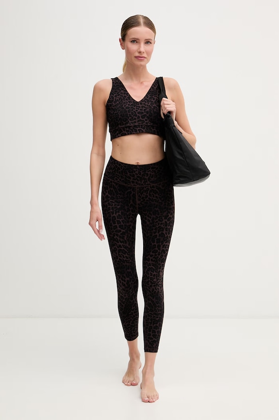 Sweaty Betty legíny na jógu dámské Studio SB04204 hnědá SS26