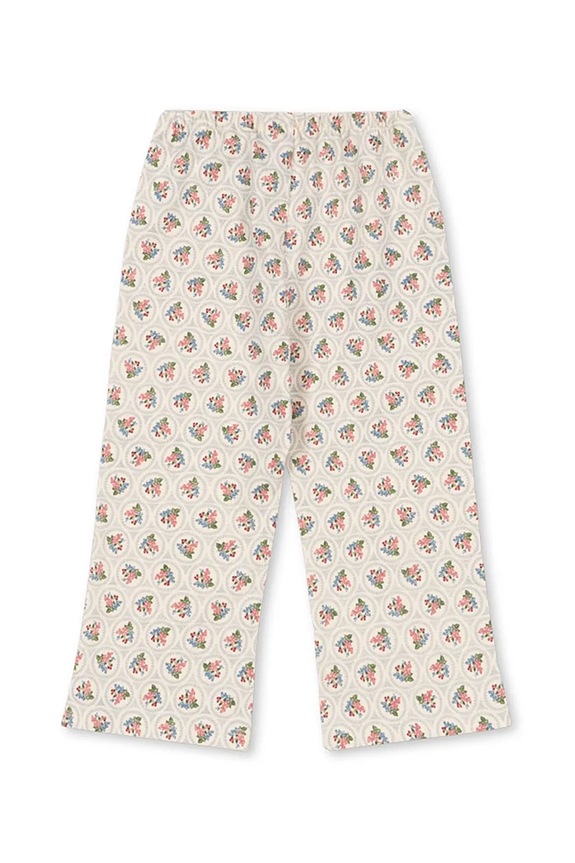 Konges Sløjd spodnie bawełniane dziecięce DREY PANTS GOTS KS104291.PreSpring beżowy SS26