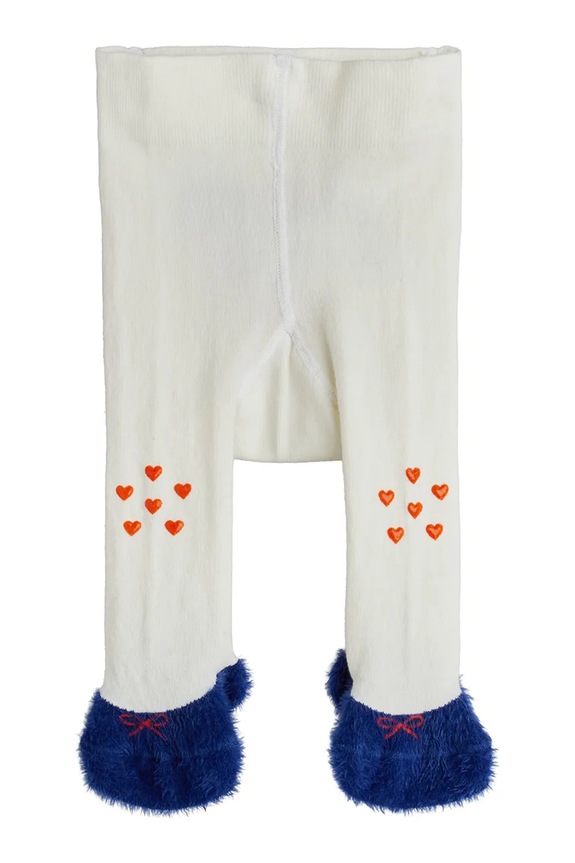 Djevojčice Hulahopke za bebe Mini Rodini Doggie 26160117 bijela