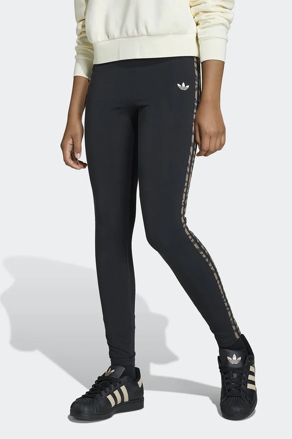 adidas Originals legginsy dziecięce aplikacja czarny KD3289